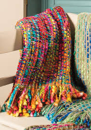 Namaste Soft Woven Rainbow Throw