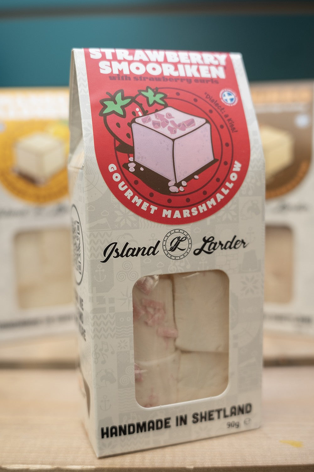 Island Larder Gourmet Mallow -Strawberry Smooriken (UK SHIPPING ONLY)